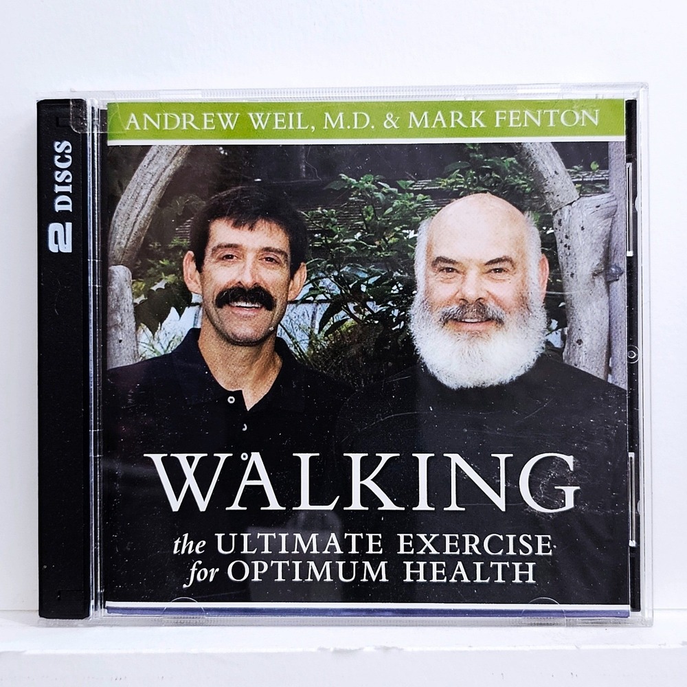 Andrew Weil Mark Fenton‎ Walking Ultimate Exercise 2 CD Set Fitness Health Audio